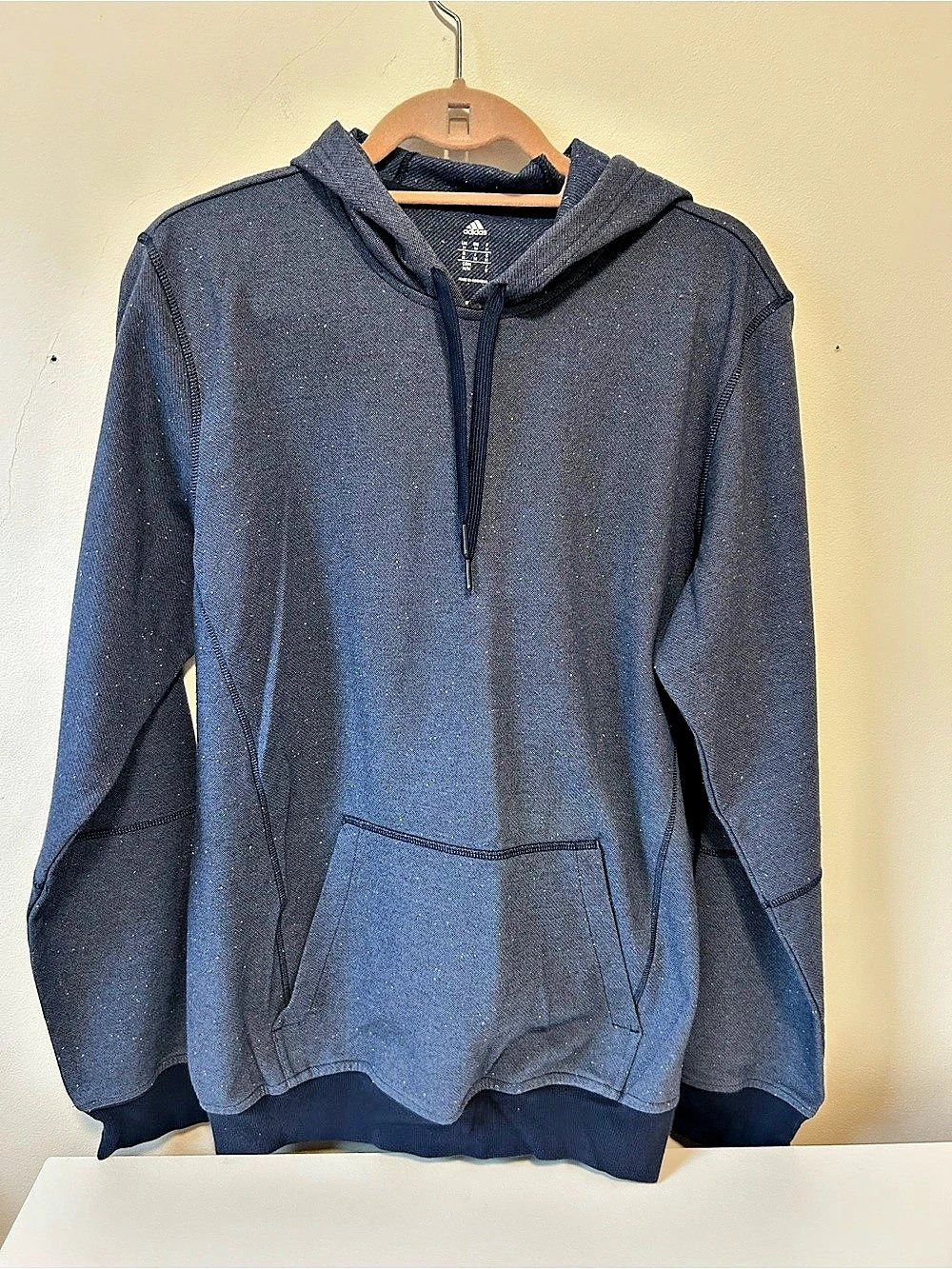 adidas Men's Hoodie Blue Size Medium